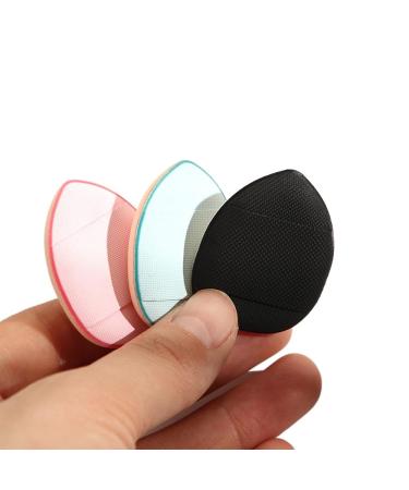 Vctitil 3pcs Makeup Powder Puff Finger Shape Soft Air Cushion Mini Size Makeup Sponge Concealer Foundation Makeup Puff Tool