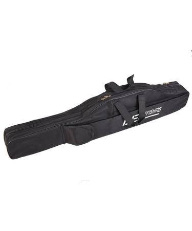 Toasis Fishing Rod Carrier Bag Fishing Pole Carrying Case for Travel Black Color 3.28Ft/1M