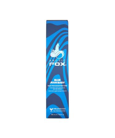 ARCTIC FOX 100% Vegan & Cruelty Free Vibrant Semi Permanent Hair Colour Dye - Blue Jean Baby 165 ml e
