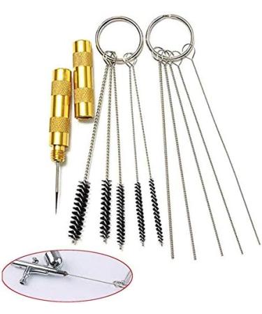 Airbrush Cleaning Kit with Pot, Air Filter, Brushes, and Needles - 4 Set - Buy Online on SooperMarket.com