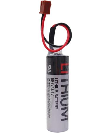 Buy Pack of 20 ER6VCT Batteries - 3.6V 2000mAh PLC Battery for Robots - Non-Rechargeable with Small Brown Plug - International Shipping Available - Buy Online on SooperMarket.com