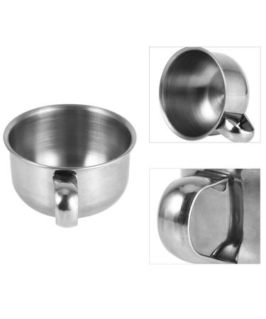 Stainless Steel Shave Bowl - Premium Soap Dish & Foam Tool with Handle for Men s Grooming - Buy Online on SooperMarket.com