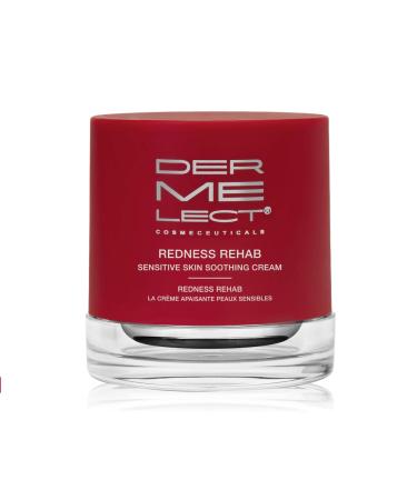 Dermelect Redness Rehab Sensitive Skin Soothing Cream for Face - Calming Hydrating Treatment with Jojoba Extract Shea Butter & Allantoin for Redness Dryness & Discomfort Gluten-Free 1.7 oz