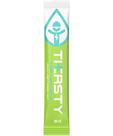 Thersty Electrolyte Powder ZERO Sugar Electrolyte Packets Designed for Rapid Hydration. All Natural Ingredients and Trusted by the World s most Demanding Industries 10 Servings - Lemon Lime - Buy Online on SooperMarket.com