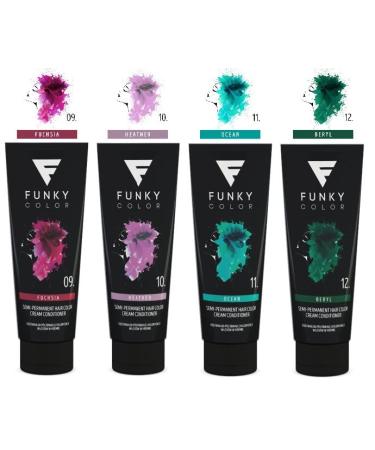 Funky Color Lemon 15 - Semi-Permanent Hair Dye | Vibrant Colors (28 Shades) for Bold Hair Transformations - Buy Online on SooperMarket.com
