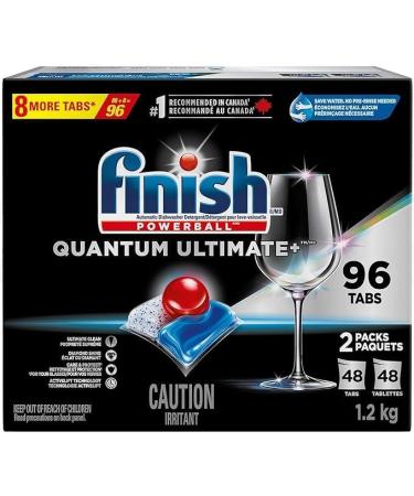 Finish Quantum Ultimate+ Dishwasher Detergent 96 Tablets - Buy Online on SooperMarket.com