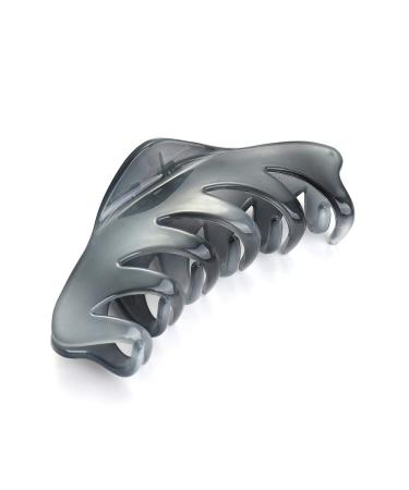 Liasun Premium Hair Claw Clip  Medium Strong Holding Power Hair Clips Clamps  Delicate Hair Grip for Women and Girls Hair Barrettes for Medium or Long hair (Gray)