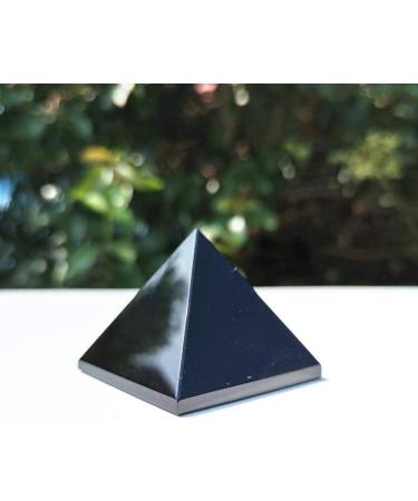40mm Black Obsidian Pyramid Crystal Stone - Stones - Chakra Reiki Balancing - Buy Online on SooperMarket.com