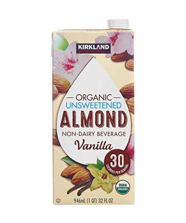 Kirkland Signature Organic Almond Unsweetened Beverage 31.9 Fl Oz Pack of 6 - Buy Online on SooperMarket.com