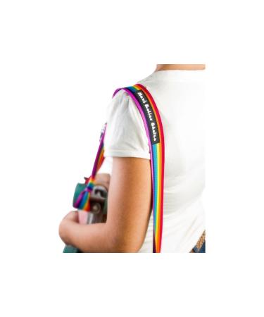 Moxi Skates - Roller Skate Leash - Fashionable Transport Strap for Skates Rainbow