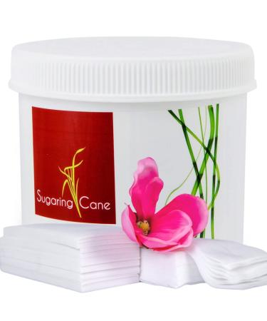 Sugaring sugar paste 500g + 100x depilatory strips |100% vegan nature |gentle painless hair removal |1 can of sugar wax |Seidily smooth skin for up to 4 weeks |For men and women (Strong)