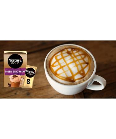 Temas Instant Coffee Mocha Bundle Contains 48 x Nescafe Gold Double Choc Mocha 48 x Coffee Stirrers & Reusable Coffee Cup. Compatible With lovers of Nescafe Gold|Coffee Sachets Individually Wrapped - Buy Online on SooperMarket.com