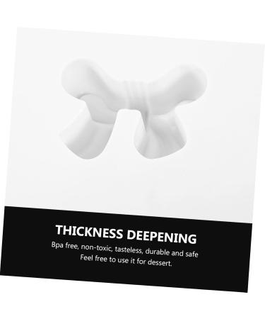 Cabilock Butterfly Fondant Cake Decoration Bowknot Silicone Mold Candle Molds Dessert Pastry 29X17CM White3 - Buy Online on SooperMarket.com