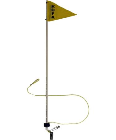 KUFA SPORTS 48" Flag Pole & 2 Piece 11" Red/White Float Combo - Buy Online on SooperMarket.com