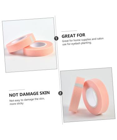 NOLITOY 12 Rolls Eyelash Tape - Breathable Non-Woven Adhesive for False Eyelashes & Extensions - 900x1.1cm - Pink Duct Tape Tool for Makeup - Buy Online on SooperMarket.com