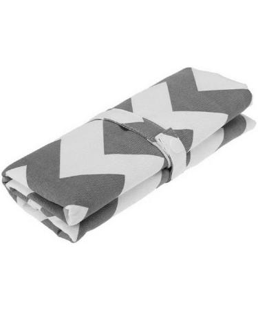 Nappy Changing Mat | Foldable Waterproof Diaper Pad for Home & Travel | Gray Waves Design | 60x35 cm - Buy Online on SooperMarket.com