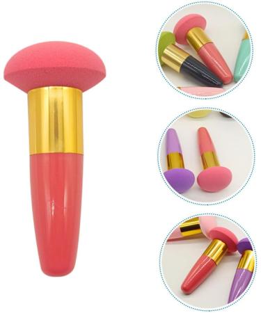 FOYTOKI Beauty Egg Brush Pen Make up Sponges Foundation Sponges with Handle Foundation Sponge Makeup Sponges for Concealer Blending Sponges for Makeup Sponges with Handle - Buy Online on SooperMarket.com