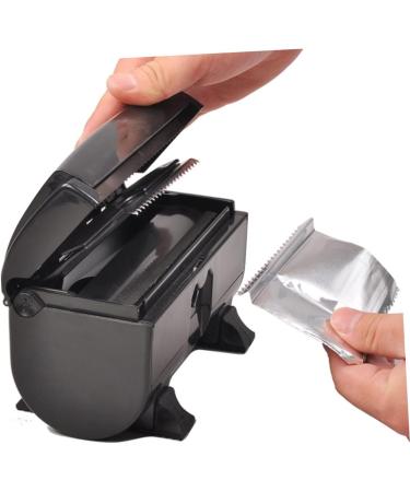 MAGICLULU 1pc Tin Foil Hairdressing Nail Polish Organizer Case Foil Dispenser Foil Nail Automatic Cutting Machine Abs Environmental Protection Material Remover Mini - Buy Online on SooperMarket.com