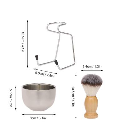 Zroven Male Shaving Set | Brush Soap Dish Stand & Beard Shaver Kit for Perfect Grooming - Buy Online on SooperMarket.com