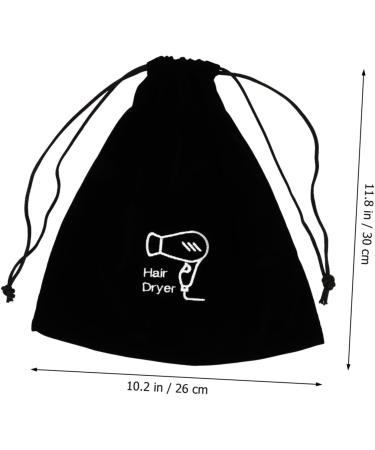 Baluue 3 Pcs Hair Dryer Storage Bag Hair Dryer Storage Pouch S choir Thick Bag Purse Portable Dryer Flannel - Buy Online on SooperMarket.com