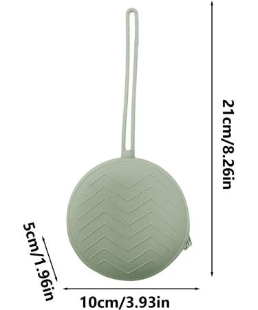 Higyee Silicone Pacifier Case - Durable Travel Organizer for Pacifiers Keys Lip Balm Earrings & More - Green Children's Silicone Bag - Buy Online on SooperMarket.com