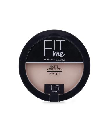Maybelline Fit Me Matte Poreless Powder Compact 14g - 115 Ivory