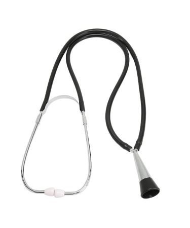 Fetal Stethoscope Stethoscope Cardiology Monitoring Aluminum Alloy Soft Fetal Heart Stethoscope Black for Pregnant