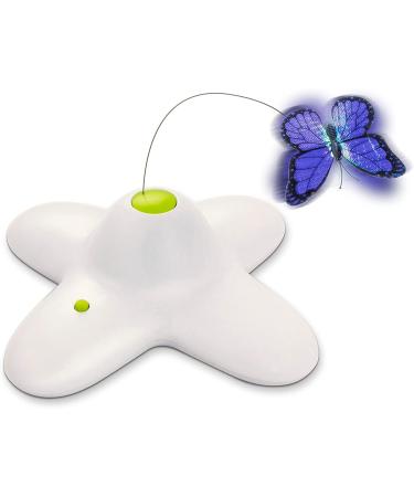 All for paws interactive cat toys for the interior with a butterfly butterfly with two replacement butterflies New Interactive butterfly