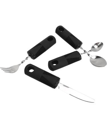 Weighted Silverware Dishware Knife Aggravated Utensil for Diet Utensil Home Adaptive Spoons - Buy Online on SooperMarket.com
