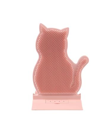 Ibluelover cat brush cat even big wall corner grooming massage brush cats corner brush for long -haired short hair sofa door play scratchboard pink