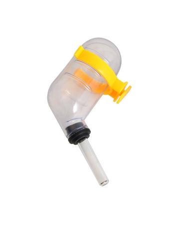 50Ml Pets Hamster Drinking Water Dispenser Small Animal Feeder Bottles Yellow Practical