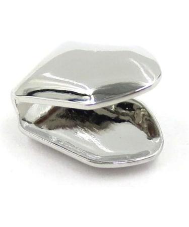 EXCEART 2Pcs Gold Plated Single Fang Tooth Grill Cap | Hip Hop Party Accessories - Buy Online on SooperMarket.com