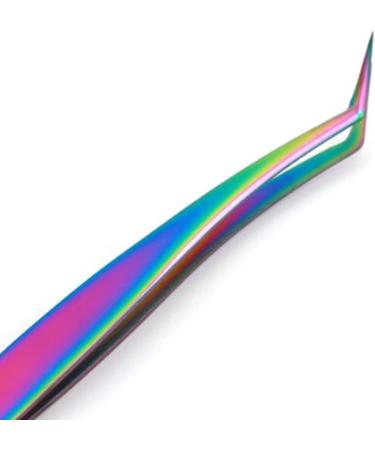 Verdant Touch Curved Tip Tweezers Curved Tip Eyelashes Extension Tweezer Alloy False Eyelashes Applicator Tool - Buy Online on SooperMarket.com
