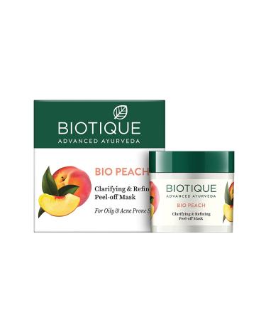 Biotique Bio Peach Clarifying and Refining Peel-Off Mask For Oily and Acne Prone Skin 50 gm