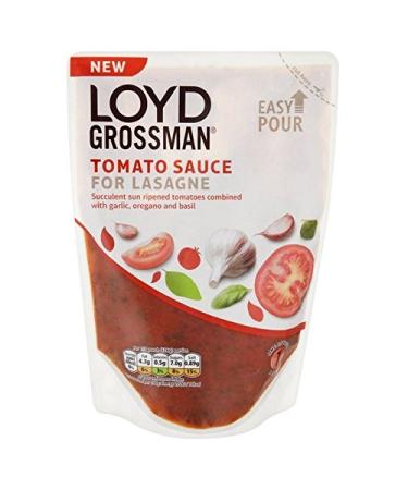 Loyd Grossman Tomato Lasagne Sauce 380g (Pack of 4)