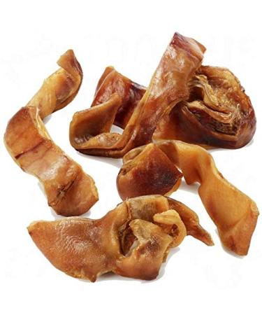 Tongmaster Pig Ear Strips Large Clean Natural British Tasty Treat Reward 1kg Bag