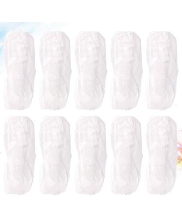 10pcs Disposable Arm Sleeves Covers Elastic End Wrist Clear Waterproof Protective Oversleeves for Protection Painting Cleaning - Buy Online on SooperMarket.com