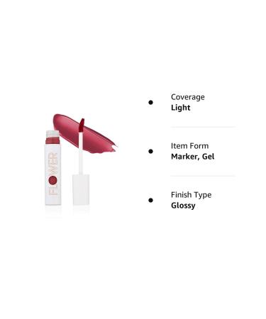 FLOWER BEAUTY Bitten Lip Stain | Long Lasting Water-based Lips Tint - Cruelty-Free | High Color Moisture Marker - (Tempt) Coy 1 Count - Buy Online on SooperMarket.com