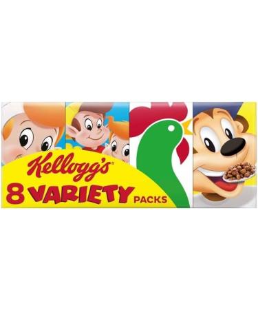 Cereal Bundle Consisting of Kellogg's 8 Variety Packs 196g (2 Pack) - Buy Online on SooperMarket.com