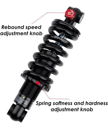 JFOYH Coil+Oil Shock Absorber: Rear Shocks for MTB/E-Bike - 165MM 650LBS - Buy Online on SooperMarket.com