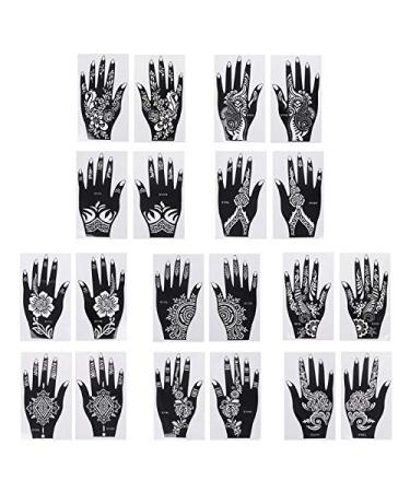 Henna Stencils 1PC Henna Stencil Temporary Hand Tattoo Body Art Sticker Template Wedding Tool