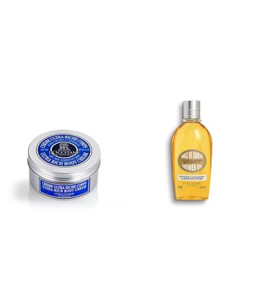 L'occitane Body Creams Ultra rich Body Cream Bundle with Shower Oil