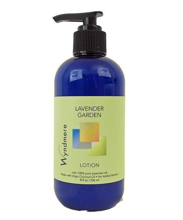 Wyndmere Lavender Garden Lotion - Soothing Moisturizing Lotion for Face & Body made with All-Natural Ingredients & Pure Essential Oils 8oz