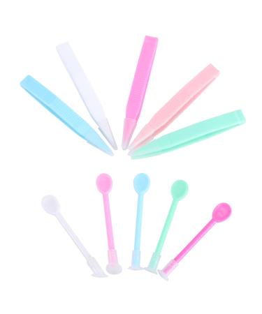 minkissy 5 Sets Suction Applicator Tool Remover Tweezers Suction Tweezers Clip