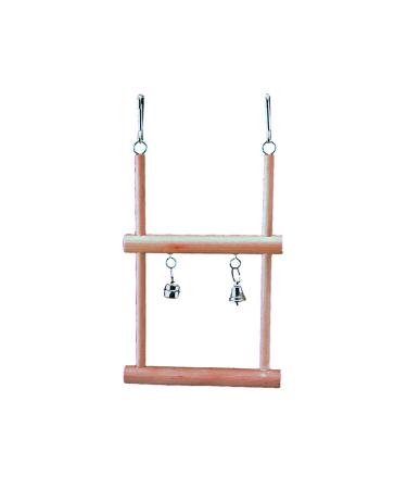 Nobby trapeze swing double with bell 12.5 x 20.5 cm