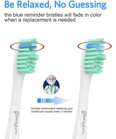 4 Pack E-Series Compatible Replacement Toothbrush Heads for Philips Sonicare Electric Toothbrush - Buy Online on SooperMarket.com