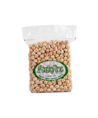 Pakfin Turkish Roasted Hazelnuts (Filberts), 1 LB, Unsalted, Gluten Free, Vegan, Non-GMO, No Shell, Natural, 100% Organic, Premium Quality, JUMBO SIZE, Healthy Snack