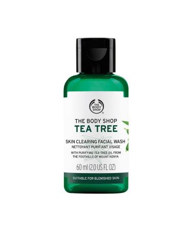 The Body Shop Tea Tree Skin Clearing Facial Wash   Purifying Vegan Face Wash For Oily  Blemished Skin   2 oz 2.0 Fl Oz