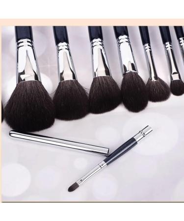 Professional Real Wool Animal Hair Makeup Brush Set - Highlight Eye Shadow & Eyelash Comb | International Shipping - Buy Online on SooperMarket.com