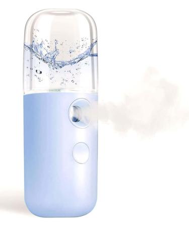 Mini Facial Mister & Steamer USB Rechargeable Mist Sprayer for Face Daily Makeup Skin Care - Blue 30ml - Buy Online on SooperMarket.com